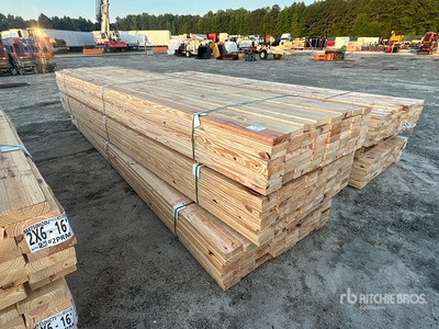 Quantity of (192) 2x6x16 SYP #2 Prime Grade Kiln Dried-Heat Treated S4S Lumber (Unused)