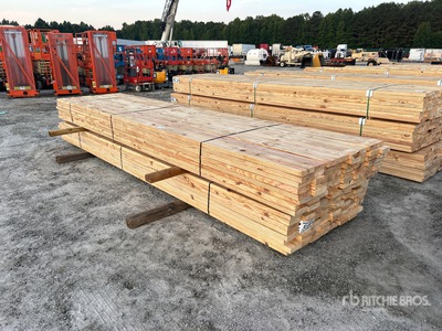 Quantity of (128) 2x6x16 SYP #2 Prime Grade Kiln Dried-Heat Treated S4S Lumber (Unused)