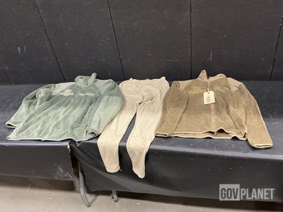 (5) Pairs of Cold Weather Drawers, (74) Cold Weather Jackets & Assorted Items