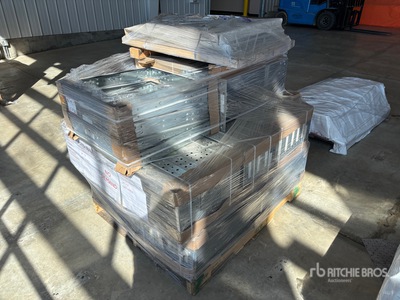 Quantity of (67) 12 in x 24 in x 3 in Galv Filter Frame,24x3 in Filter,Arms Type B 10