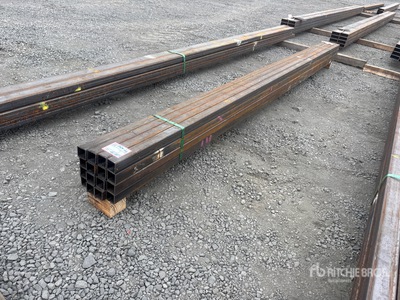 Quantity of (16) 2025 Kit Containers 12 ft 5 in x 2 in x 2 in Square Tubing