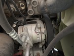 Engine with A/C Compressor