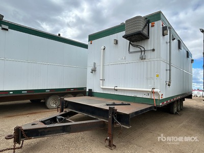 2010 Custom Built 24 ft x 11 ft Portable Tri/A Lavatory Wash Trailer Washcar