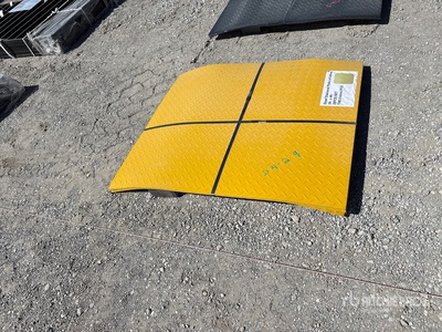 Quantity of (20) 3 ft x 4 ft Yellow Steel Diamond Plate Divers (Unused)