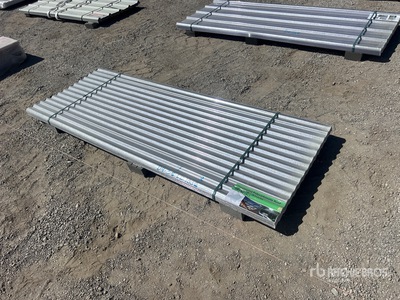 Quantity of (30) 7.87 ft x 3 ft Clear Corrugated Polycarbonate Roof Panel Divers (Unused)