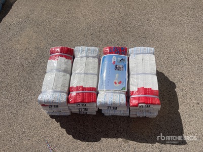 Quantity of (80) 2 in x 9.8 ft Heavy Duty Industrial Polyester Lifting Strap