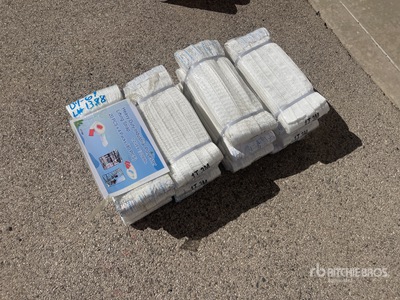 Quantity of (80) 1.2 in x 9.8 ft Heavy Duty Industrial Polyester Lifting Strap