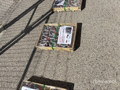 Quantity of (30) Heavy-Duty D-Ring Grillete (Unused)