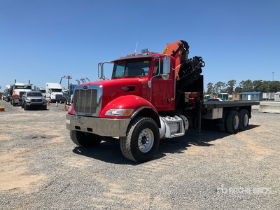 2014 Palfinger PK26002EH Knuckle Boom on 2013 Peterbilt 382 6x4 Crane Truck