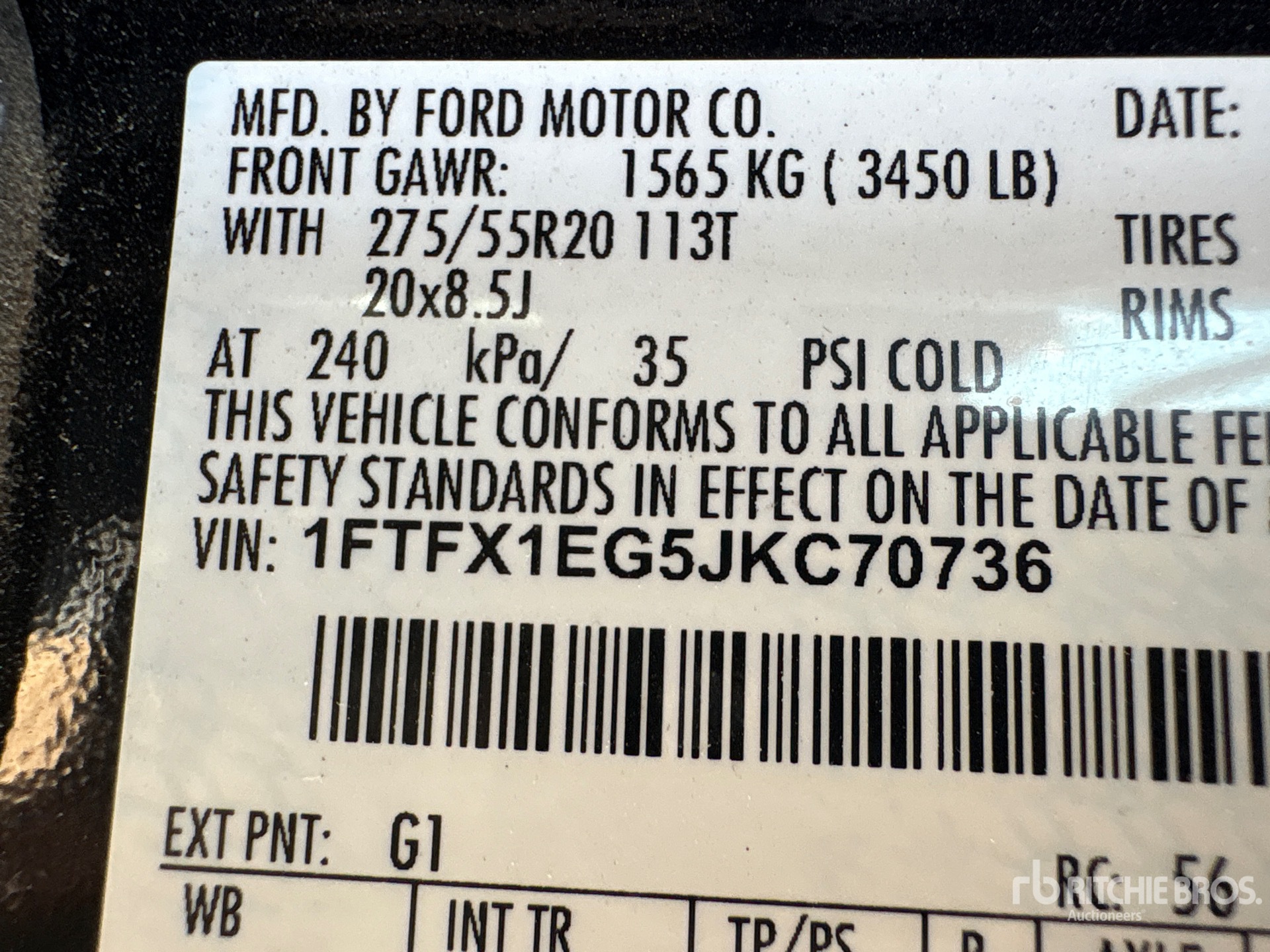 2018 Ford F-150 STX 4x4 Extended Cab Pickup