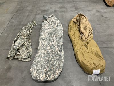(11) Bivy Covers, (17) Ponchos, (12) Sleeping Bags & Assorted Items
