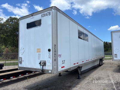 2016 Wabash DVCVHPC 53 ft x 102 in T/A Remorque fourgon