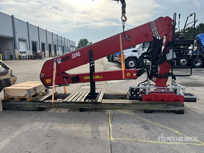 2023 Hiab J24S 85 14900 lb Truck Mounted Recycling and Logging Crane (Unused)