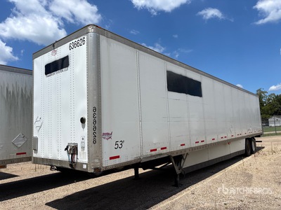 2016 Wabash DVCVHPC 53 ft T/A Remorque fourgon