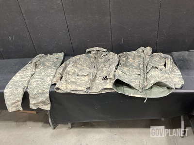 (50) Parkas, (18) Trousers, (1) Cold Weather Coat & Assorted Items