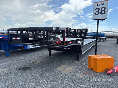 2008 Trail-Eze TE70HT58 48 ft T/A Hydraulic Tail Trailer