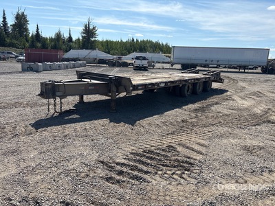 2012 BWS 25 ton 29 ft Tri/A Flatbed Trailer