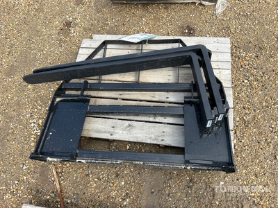 Quantity of (5) 40 in Skid Steer Forks (Unused)