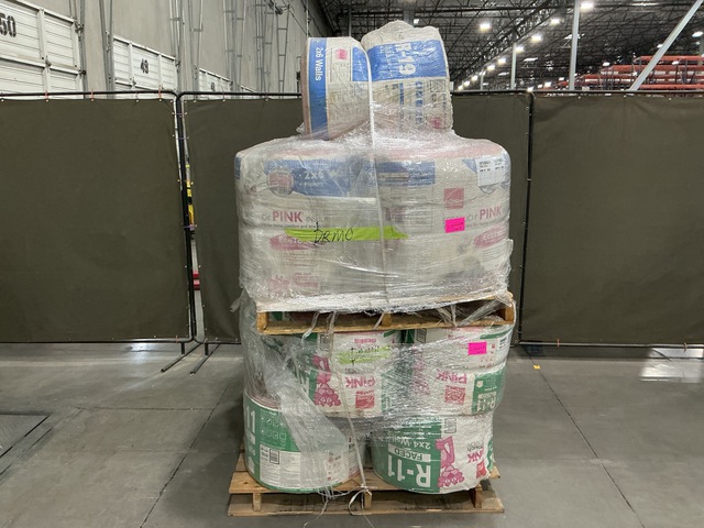 (14) Rolls of Assorted Owens Corning Pink Insulation