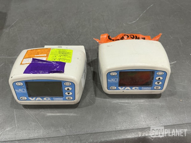 (2) KCI V.A.C. Freedom Negative Pressure Wound Therapy Systems