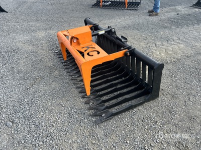 2025 Kit Containers QT-SG-S76-V3 75 in Skeleton Skid Steer Grapple (Unused)