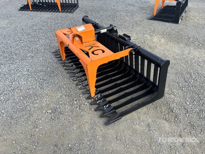 2025 Kit Containers QT-SG-S76-V3 75 in Skeleton Skid Steer Grapple (Unused)