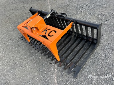 2025 Kit Containers QT-SG-S76-V3 76 in Skeleton Skid Steer Grapple (Unused)