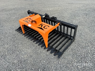 2025 Kit Containers QT-SG-S76-V3 75 in Skeleton Skid Steer Grapple (Unused)