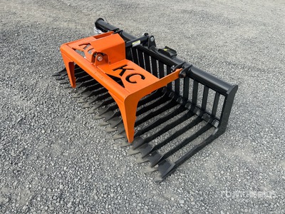 2025 Kit Containers QT-SG-S76-V3 75 in Skeleton Skid Steer Grapple (Unused)