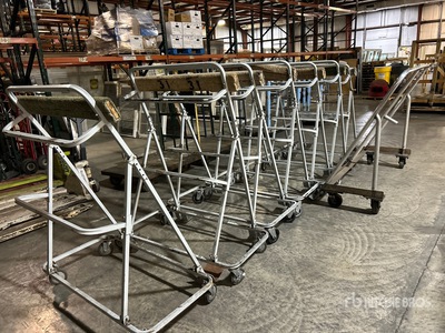 Quantity of (8) Rolling Carts Divers