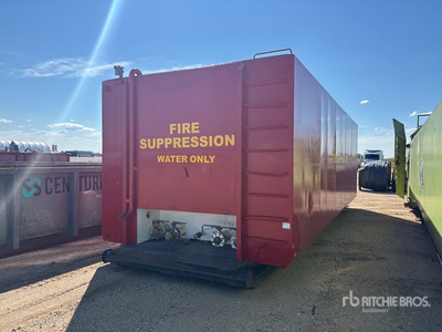 500 bbl Skid Mounted Steel Water Tank