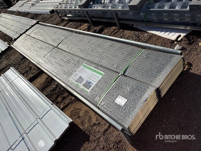 Quantity of (20) 15 In x 11.8 ft Wood Grain Polyurethane Insulated Metal Wall Panels