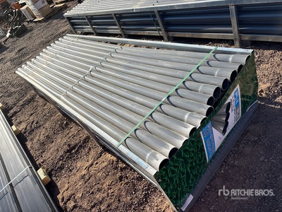 Quantity of (58) 3 In x 10 ft Grey UPVC Rigid Non-Metallic Conduit (Unused)