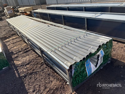 Quantity of (58) 3 In x 20 ft Grey UPVC Rigid Non-Metallic Conduit (Unused)