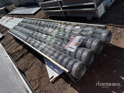 Quantity of (8) 5.9 ft x 164 ft Hot-dip Galvanized Field Fencing