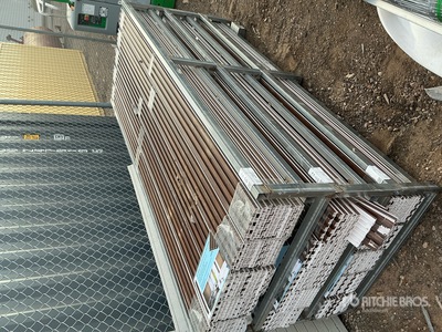Quantity of (100) 94 In x 0.67 In x 6 In 3D WPC Wood Wall Panels for Interior Wall Decor Varios otros