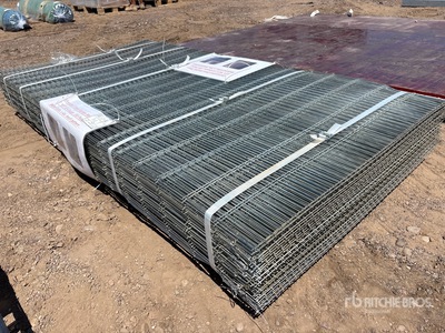 Quantity of (50) 36 In x 72 In Galvanized Steel Garden Mesh