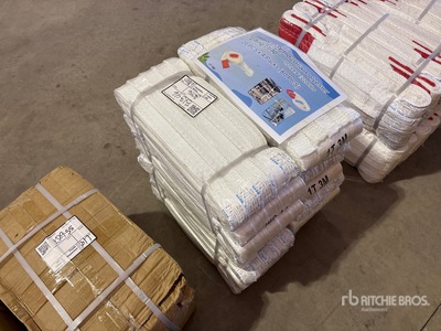 Quantity of (80) 1.2 ft x 9.8 In Heavy Duty Industrial Polyester Lifting Strap