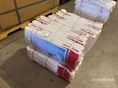 Quantity of (80) 2 In x 9.8 ft Heavy Duty Industrial Polyester Lifting Strap
