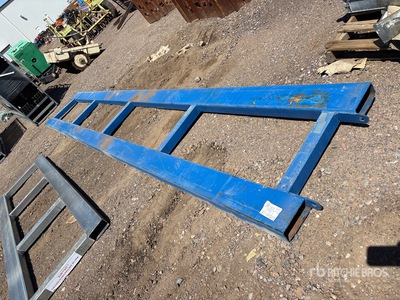 229 in 3 ft x 18 ft Metal Pallet Thickening Gabelstaplervorsatz