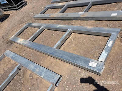 120 in 3 ft x 10 ft Metal Pallet Thickening Gabelstaplervorsatz
