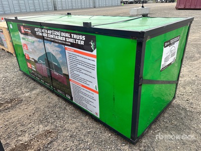 StanForge DT4041CF 40 ft x 40 ft Dual Truss Container Shelter (Unused)