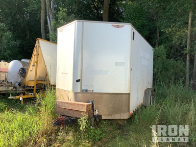 2018 H & H 18 ft T/A Enclosed Trailer