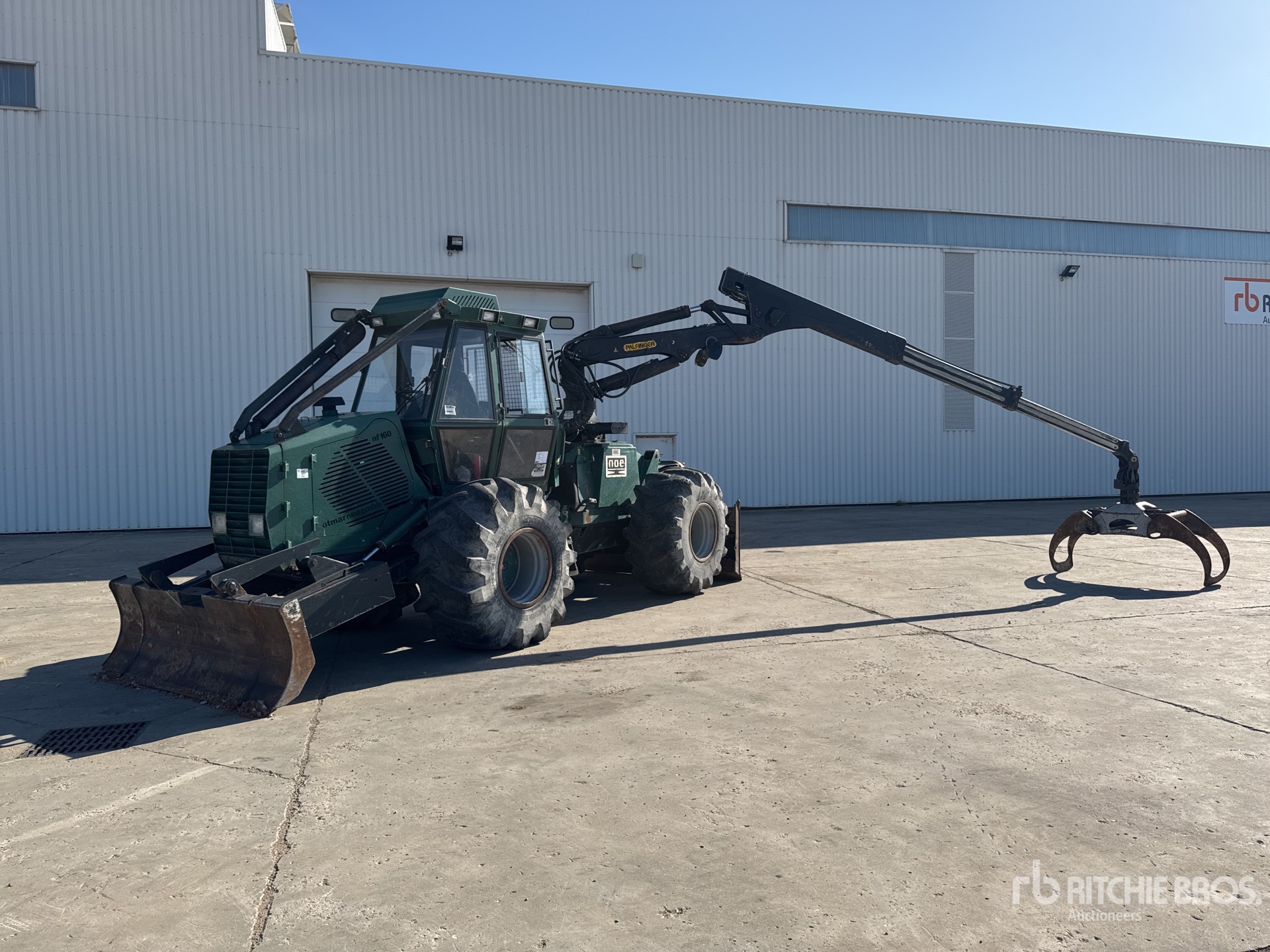 2012 Otmarnoegmbh NF160 4x4 Debusqueur Grue Palfinger S110R72 2530kg スキッダ