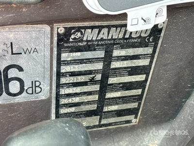 2013 Manitou MT1440 Chariot Telescopique Sollevatore telescopico