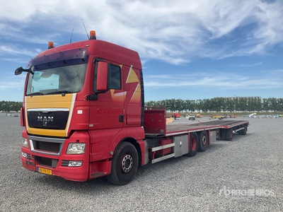 MAN TGX 6x2 Sleeper Camion à Plateau