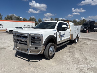 2025 Ford F-550 Lariat 600 gal 4x4 Crew Cab Utility Truck