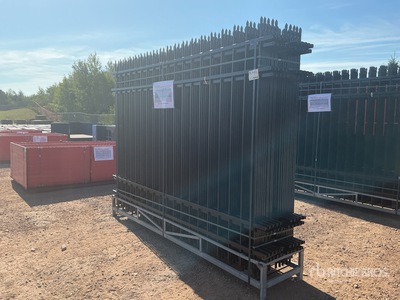 Quantity of (20) 10 ft x 7 ft Powder Coated سياج (Unused)