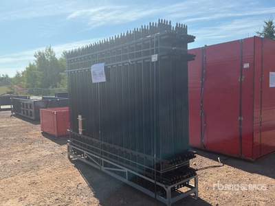 Quantity of (20) 10 ft x 7 ft Powder Coated سياج (Unused)