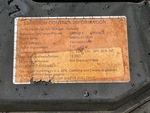 Engine with Emission Label